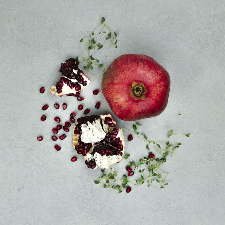 Økologiske granatæbler